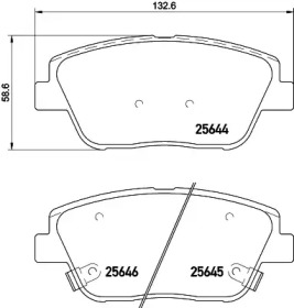 Комплект тормозных колодок HELLA PAGID 8DB 355 020-551