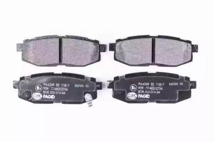 Комплект тормозных колодок HELLA PAGID 8DB 355 014-341