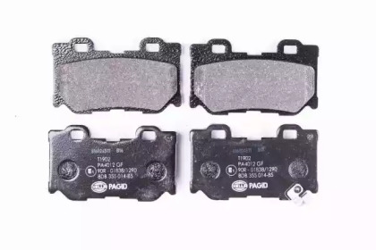 Комплект тормозных колодок HELLA PAGID 8DB 355 014-851