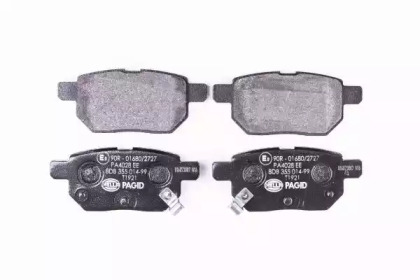 Комплект тормозных колодок HELLA PAGID 8DB 355 014-991