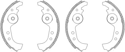 Комлект тормозных накладок HELLA PAGID 8DB 355 003-091