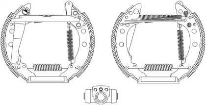 Комлект тормозных накладок HELLA PAGID 8DB 355 003-711