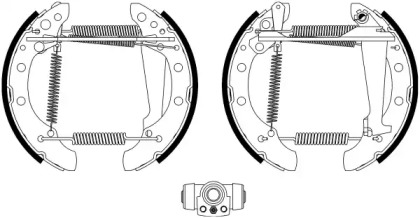 Комлект тормозных накладок HELLA PAGID 8DB 355 022-771