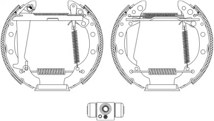 Комлект тормозных накладок HELLA PAGID 8DB 355 004-961