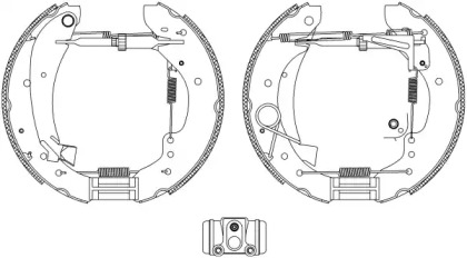 Комлект тормозных накладок HELLA PAGID 8DB 355 004-221