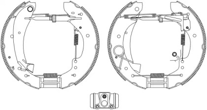 Комлект тормозных накладок HELLA PAGID 8DB 355 004-231