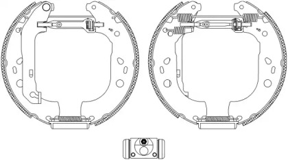 Комлект тормозных накладок HELLA PAGID 8DB 355 005-101