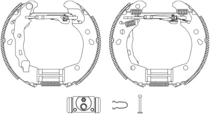 Комлект тормозных накладок HELLA PAGID 8DB 355 004-821