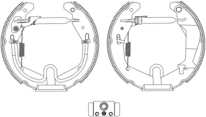 Комлект тормозных накладок HELLA PAGID 8DB 355 005-271