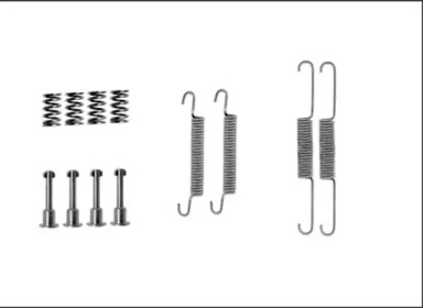 Комплектующие, стояночная тормозная система HELLA PAGID 8DZ 355 206-161