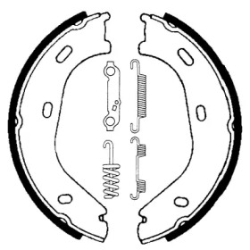 Комлект тормозных накладок HELLA PAGID 8DA 355 050-001