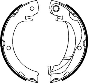 Комлект тормозных накладок HELLA PAGID 8DA 355 051-021