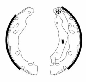 Комлект тормозных накладок HELLA PAGID 8DB 355 020-071