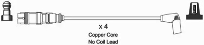 Комплект проводов зажигания WAI ISL720