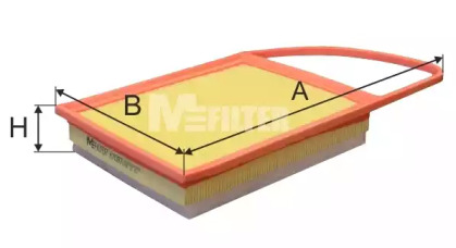 Воздушный фильтр MFILTER K 7007