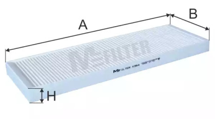 Фильтр, воздух во внутренном пространстве MFILTER K 964