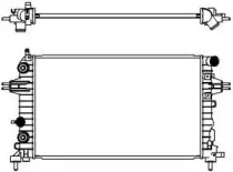 Теплообменник SAKURA Automotive 3351-1008