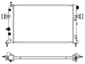 Теплообменник SAKURA Automotive 3351-1030