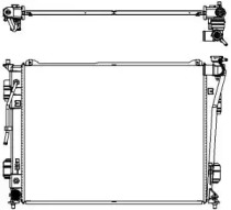 Теплообменник SAKURA Automotive 3451-8503