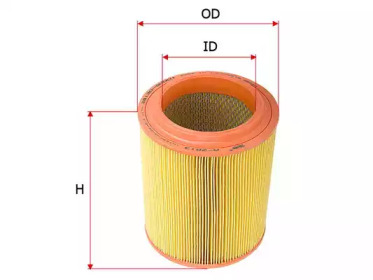 Воздушный фильтр SAKURA Automotive A-2813
