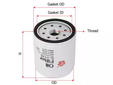 Масляный фильтр SAKURA Automotive C-1110
