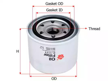Фильтр SAKURA Automotive C-1111