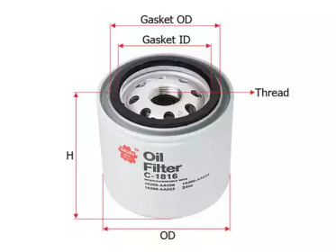 Фильтр SAKURA Automotive C-1816