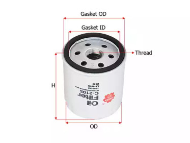 Масляный фильтр SAKURA Automotive C-2105