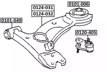 Подвеска ASVA 0101-006