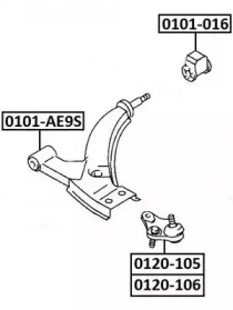 Подвеска ASVA 0101-016