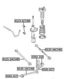 Подвеска ASVA 0101-017