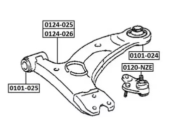 Подвеска ASVA 0101-024