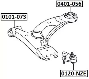 Подвеска ASVA 0101-073