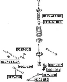 Подвеска ASVA 0101-080