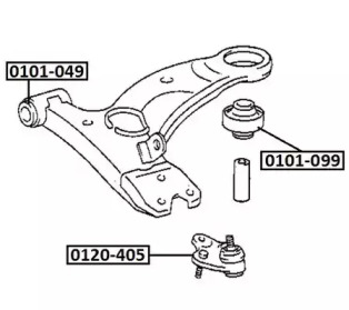 Подвеска ASVA 0101-099