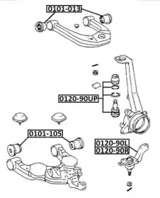 Подвеска ASVA 0101-105