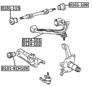 Подвеска ASVA 0101-109