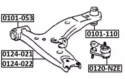 Подвеска ASVA 0101-110