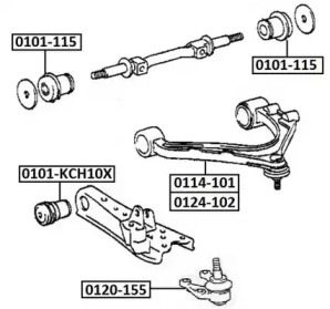 Подвеска ASVA 0101-115