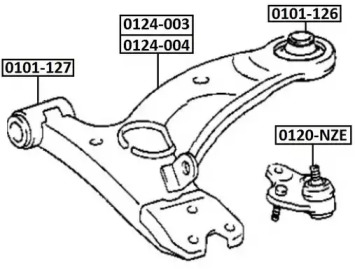 Подвеска ASVA 0101-127