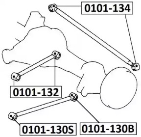 Подвеска ASVA 0101-130B