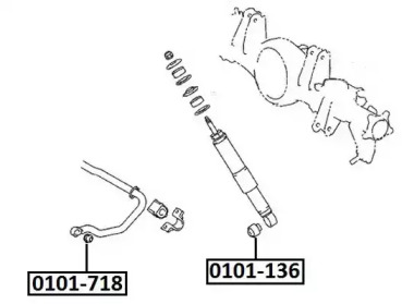 Подвеска ASVA 0101-136