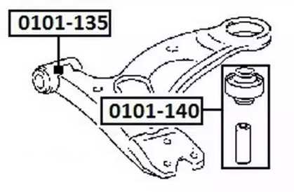 Подвеска ASVA 0101-140