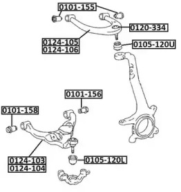 Подвеска ASVA 0101-155