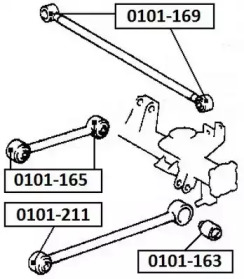 Подвеска ASVA 0101-165