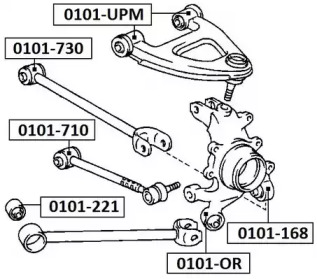 Подвеска ASVA 0101-168