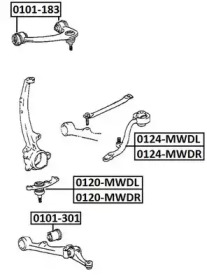 Подвеска ASVA 0101-183