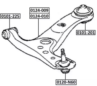 Подвеска ASVA 0101-225