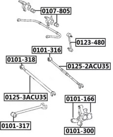 Подвеска ASVA 0101-316