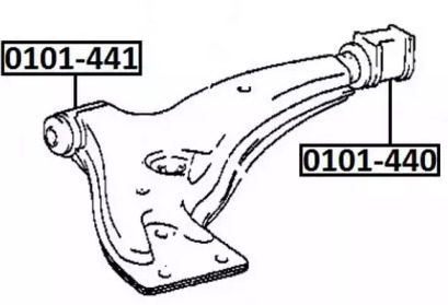 Подвеска ASVA 0101-440